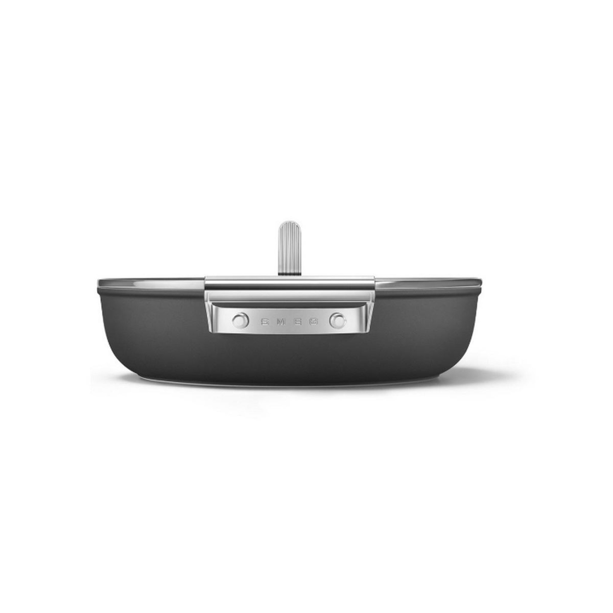 Voir la diapositive 5 : SMEG Sauteuse noir mat 28cm + couvercle - dpf2812blm
