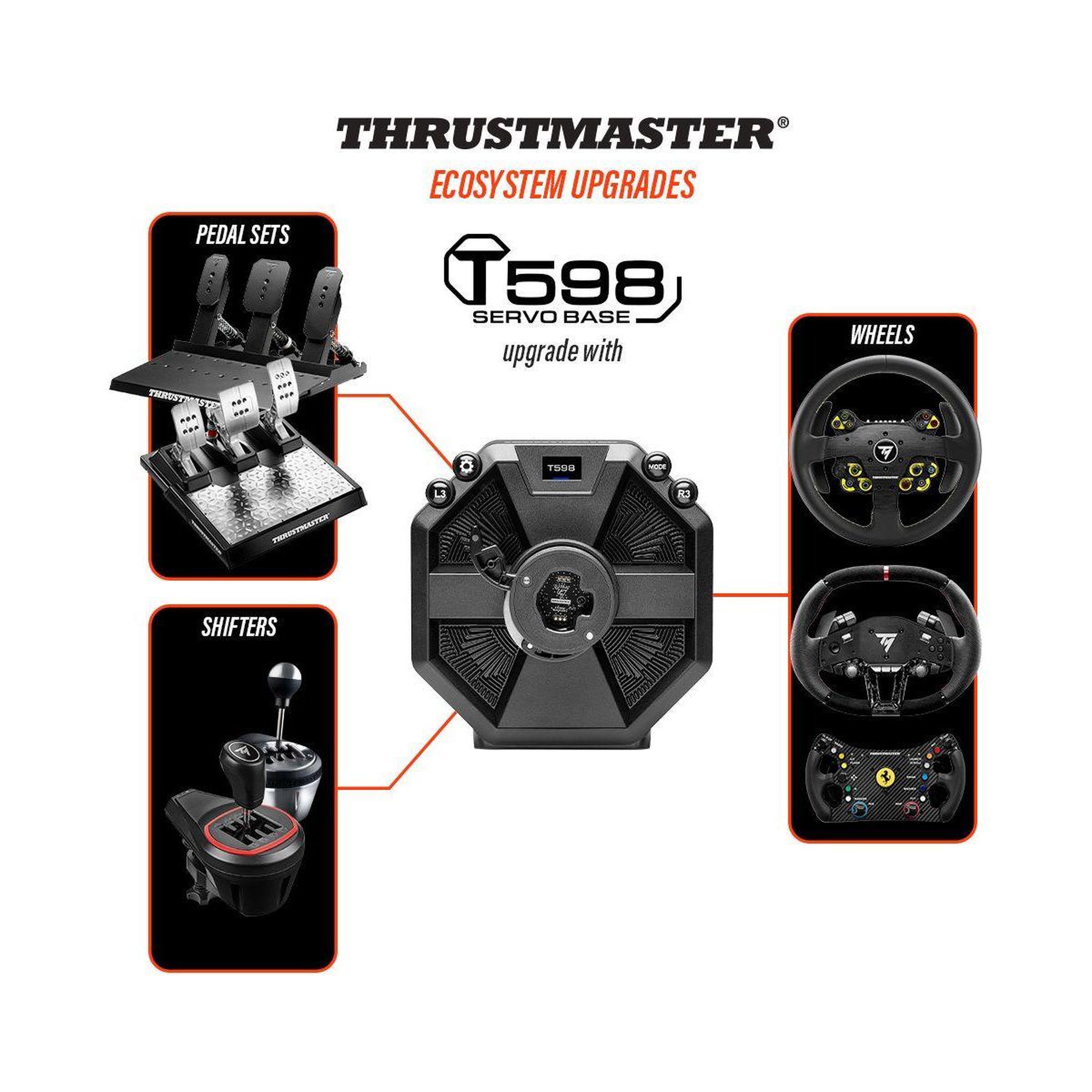 Voir la diapositive 5 : Thrustmaster Volant t598-p servo base