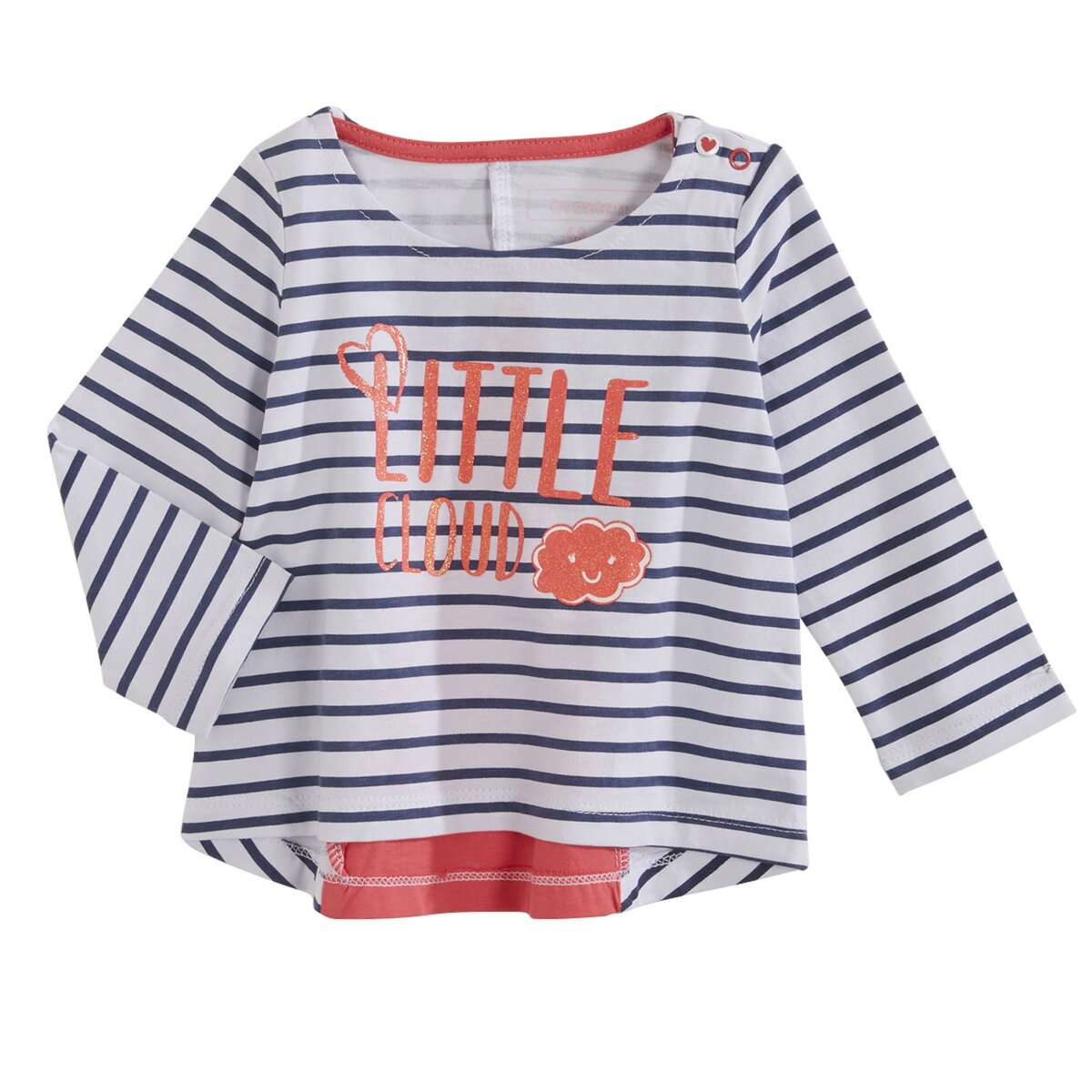 IN EXTENSO Tee-shirt rayé manches longues bébé fille
