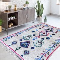 Tapis berbère style berber tribal mk 01 en polypropylène doux et soyeux  oeko tex® Couleur multicolore Un Amour De Tapis