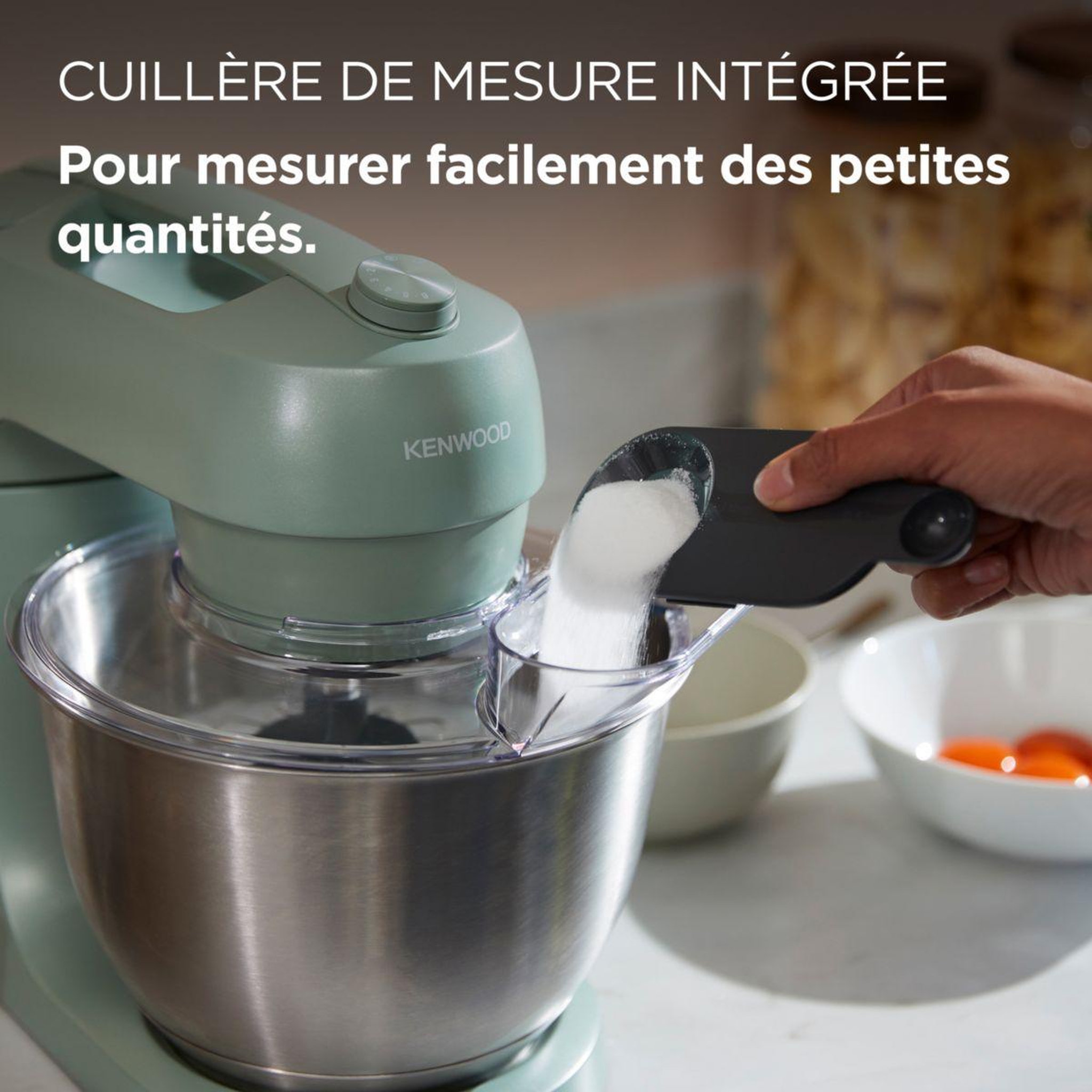 Voir la diapositive 4 : KENWOOD Robot pâtissier kitchen mach go collection kzm35.000gr