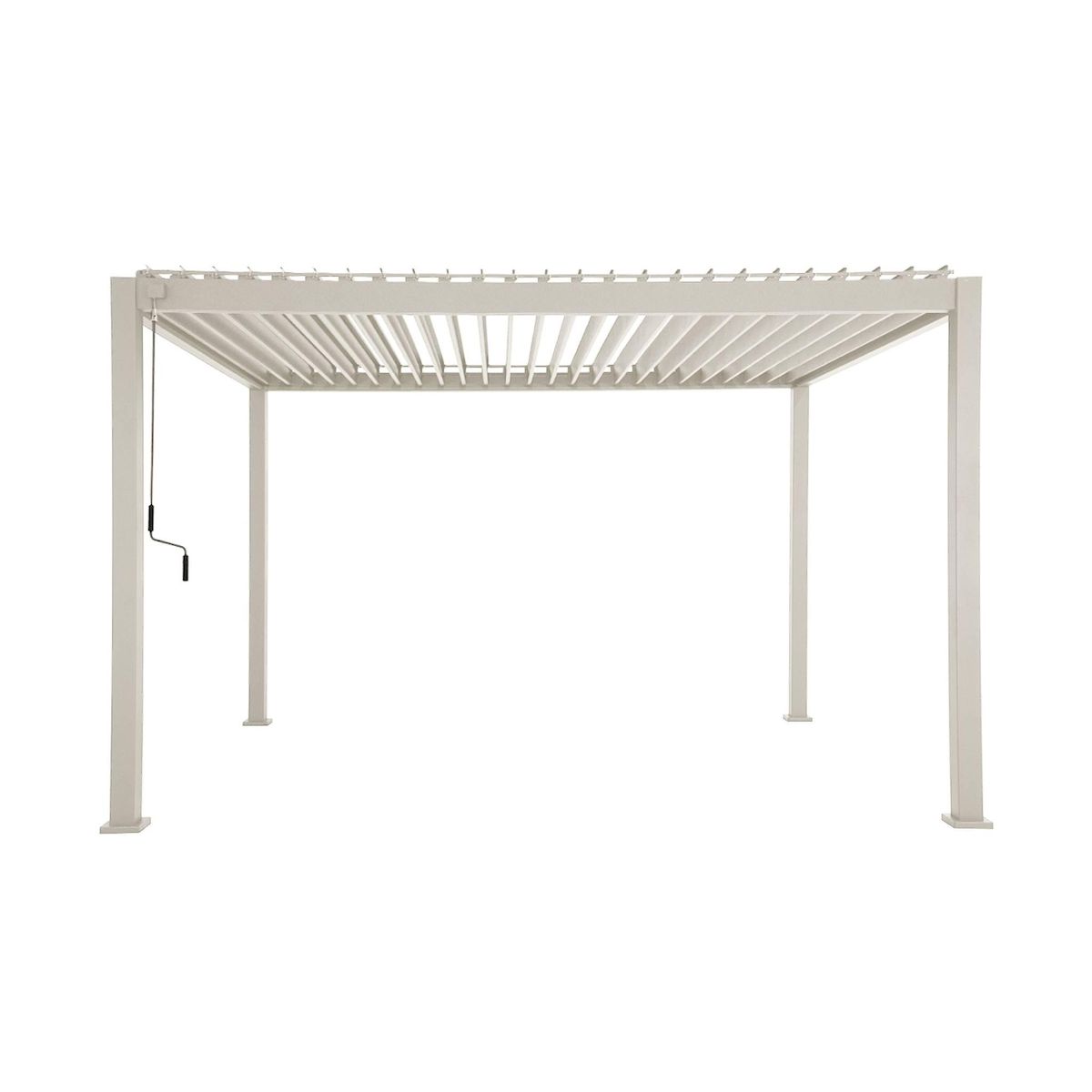 SWEEEK Pergola bioclimatique aluminium lames orientables 4x3m Triomphe