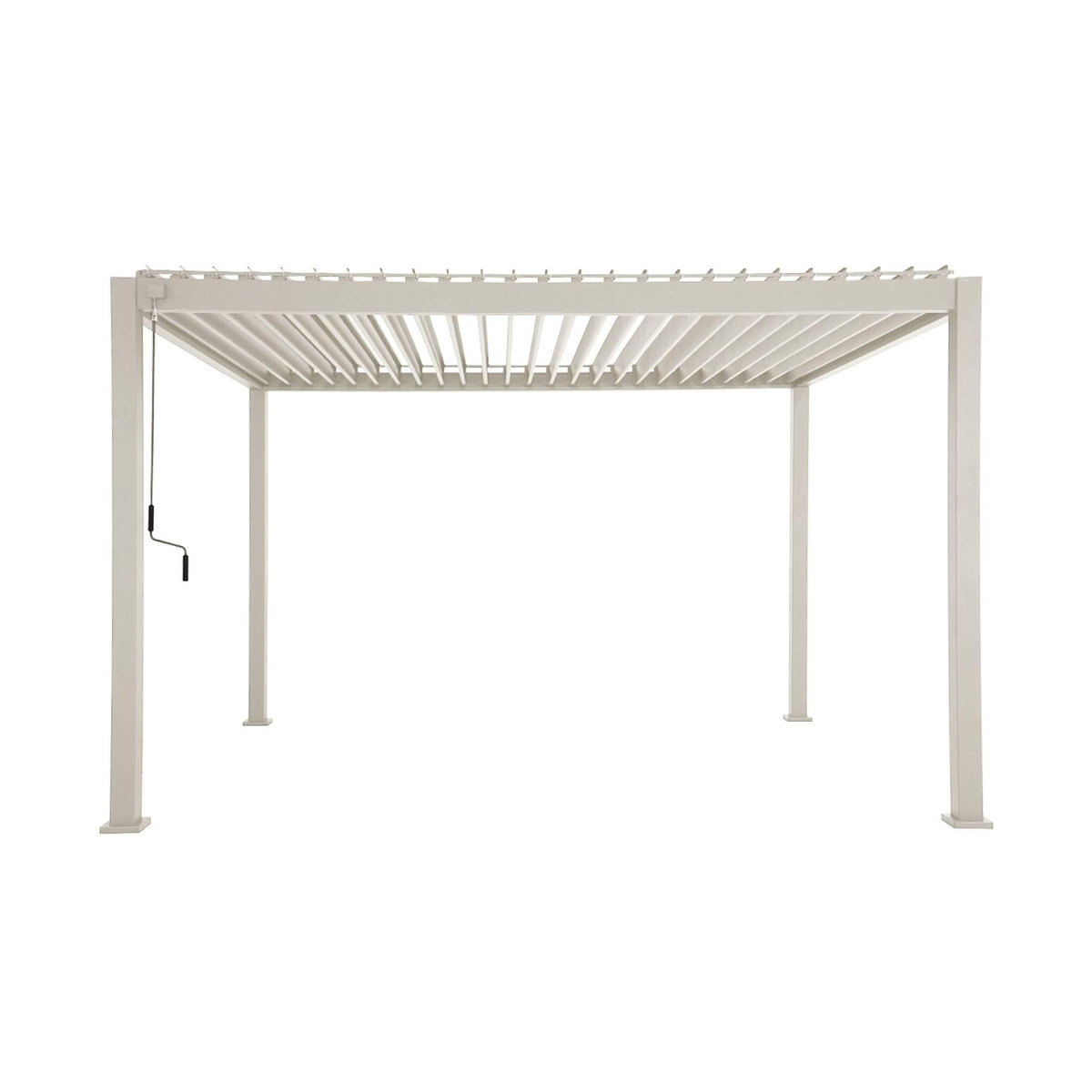 SWEEEK Pergola bioclimatique aluminium lames orientables 4x3m Triomphe