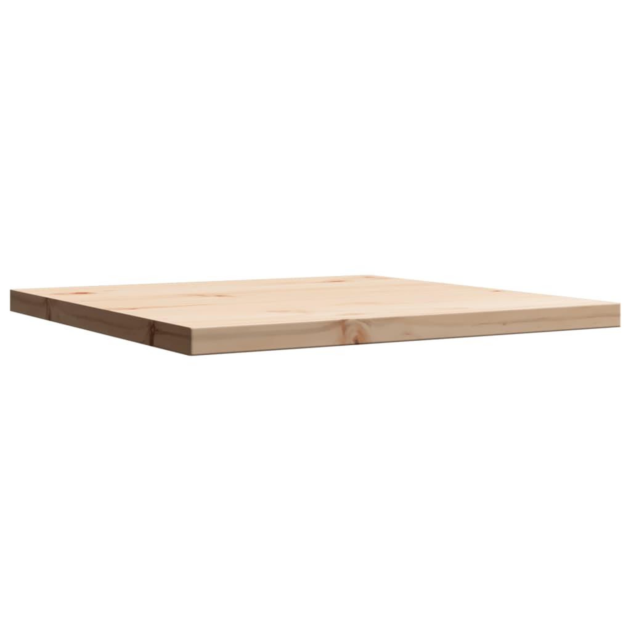 Voir la diapositive 4 : VIDAXL Dessus de table 50x50x2,5 cm carre bois de pin massif