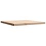 Voir la diapositive 4 : VIDAXL Dessus de table 50x50x2,5 cm carre bois de pin massif