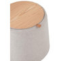Voir la diapositive 6 : Paris Prix Pouf Rond Design  Munica  43cm Beige