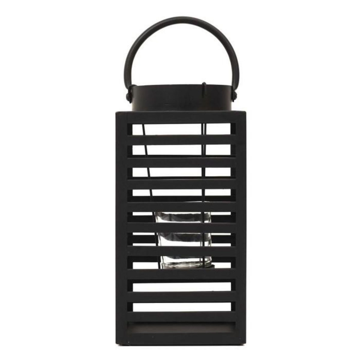 Paris Prix Lanterne Design en Métal  Black Forest  24cm Noir