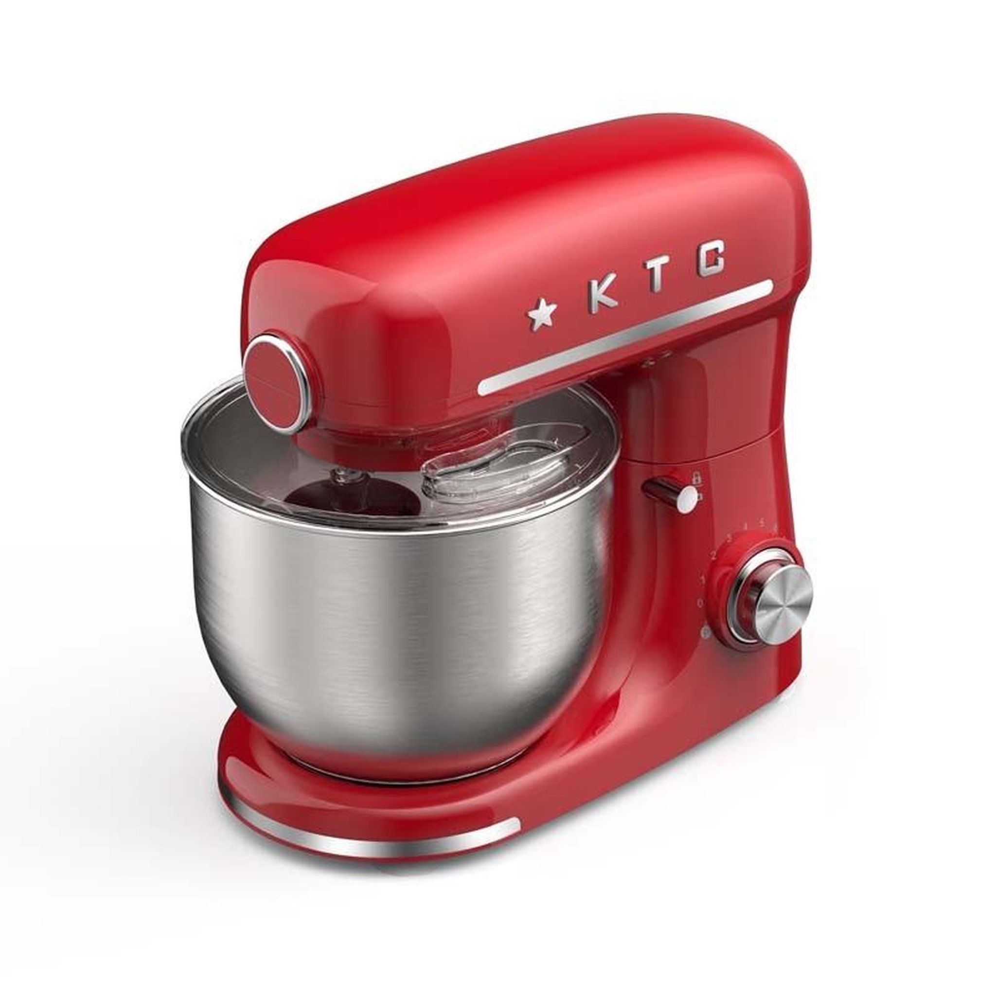 Voir la diapositive 3 : KITCHENCOOK Robot pétrin 5l inspiron red kitchencook
