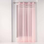 Voir la diapositive 1 : Paris Prix Rideau Voilage à Œillets  Satinela  140x240cm Rose