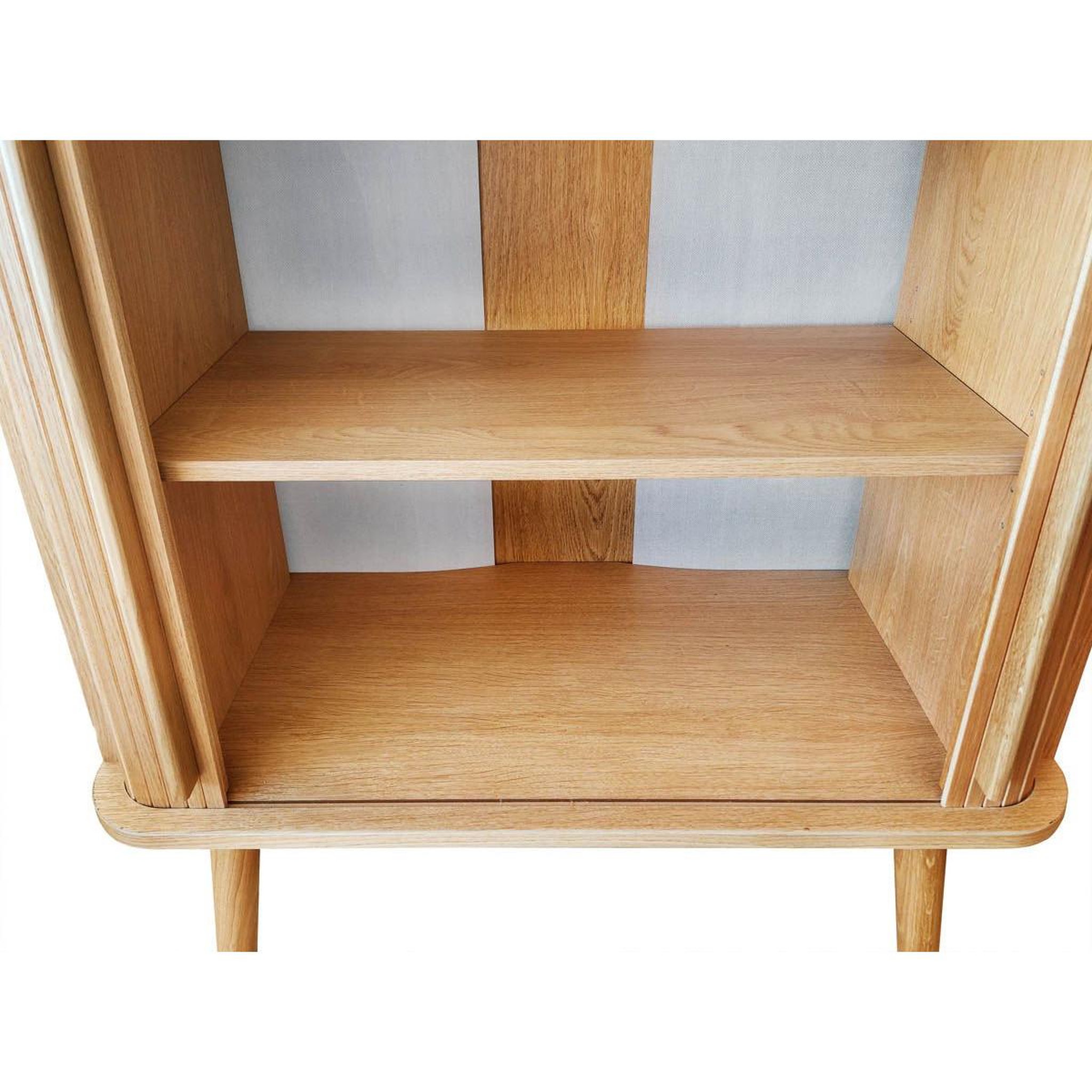 Voir la diapositive 6 : Paris Prix Buffet 2 portes design  rove  95cm chêne