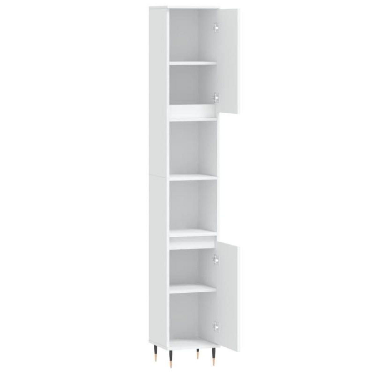 VIDAXL Armoire de salle de bain blanc 30x30x190 cm bois d ingénierie