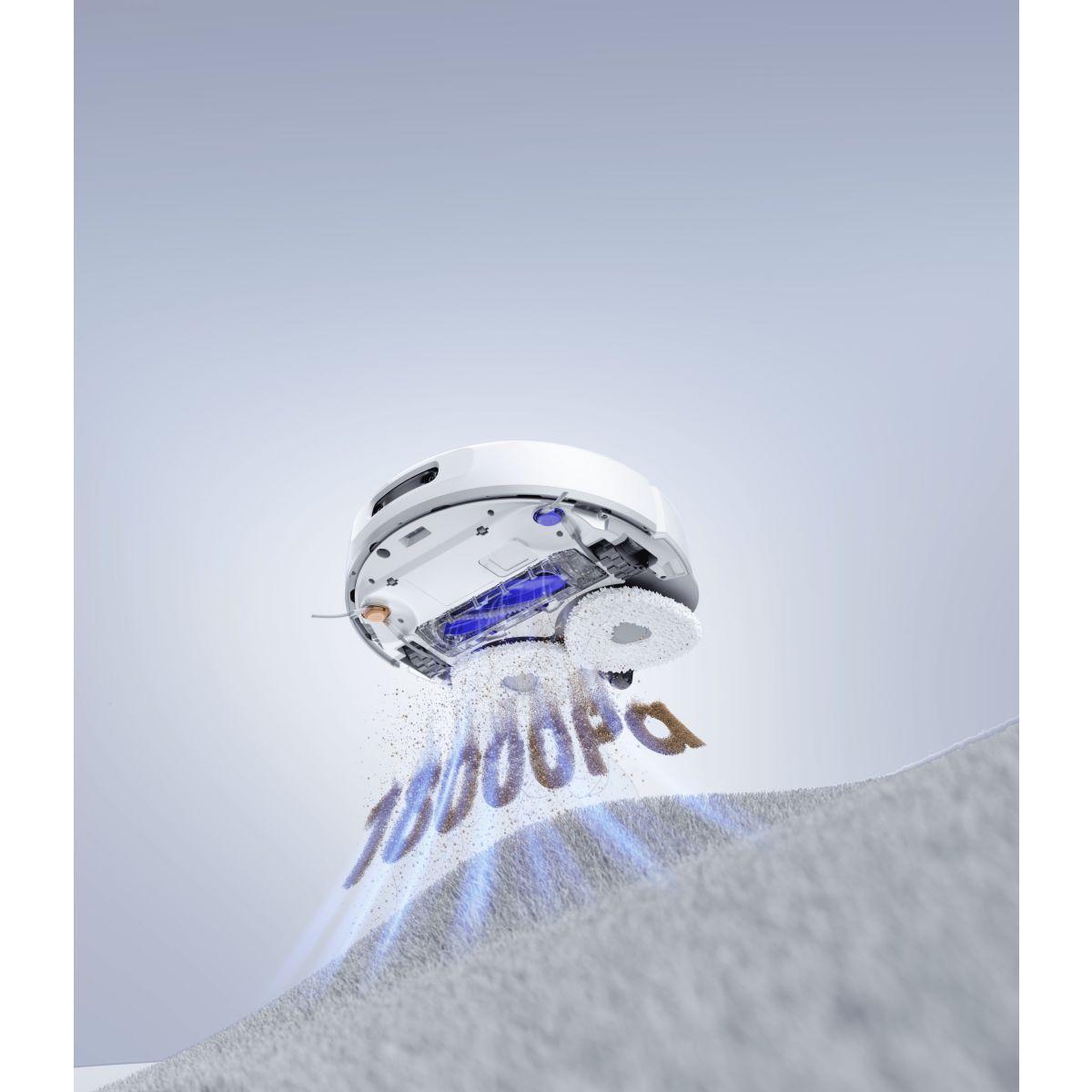 Voir la diapositive 5 : NARWAL Robot aspirateur laveur freo z10 ultra blanc argente