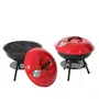 MARKET24 Barbecue Portable Rouge/Noir 35,5 x 37 cm