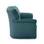 Voir la diapositive 5 : LISA DESIGN Bastille - canapé droit 2 places en tissu velours relief