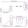 Voir la diapositive 6 : VIDAXL Aire de jeux d'exterieur bois massif de douglas
