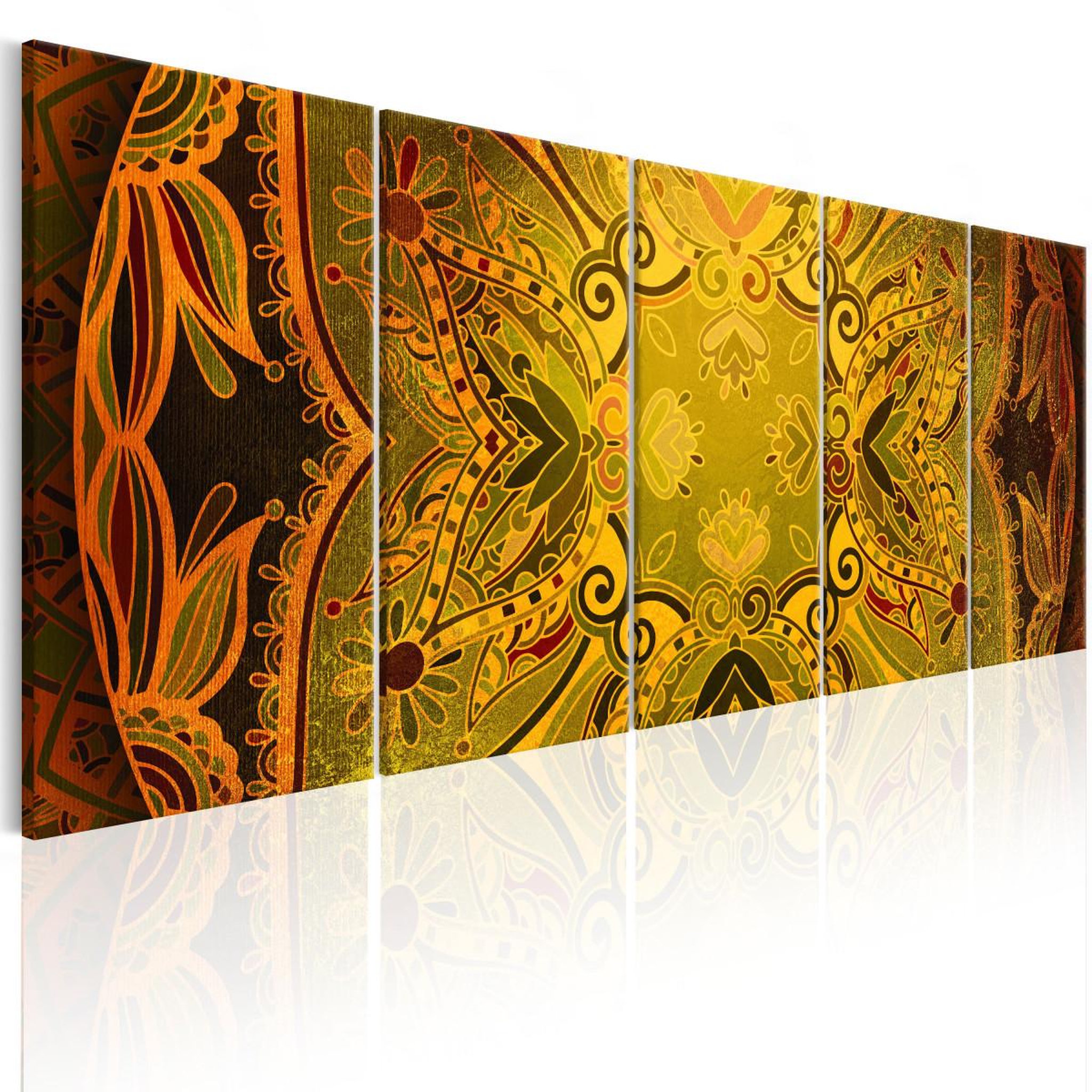 Paris Prix Tableau imprimé  mandala : flowery wings. Coloris disponibles : Multicolore