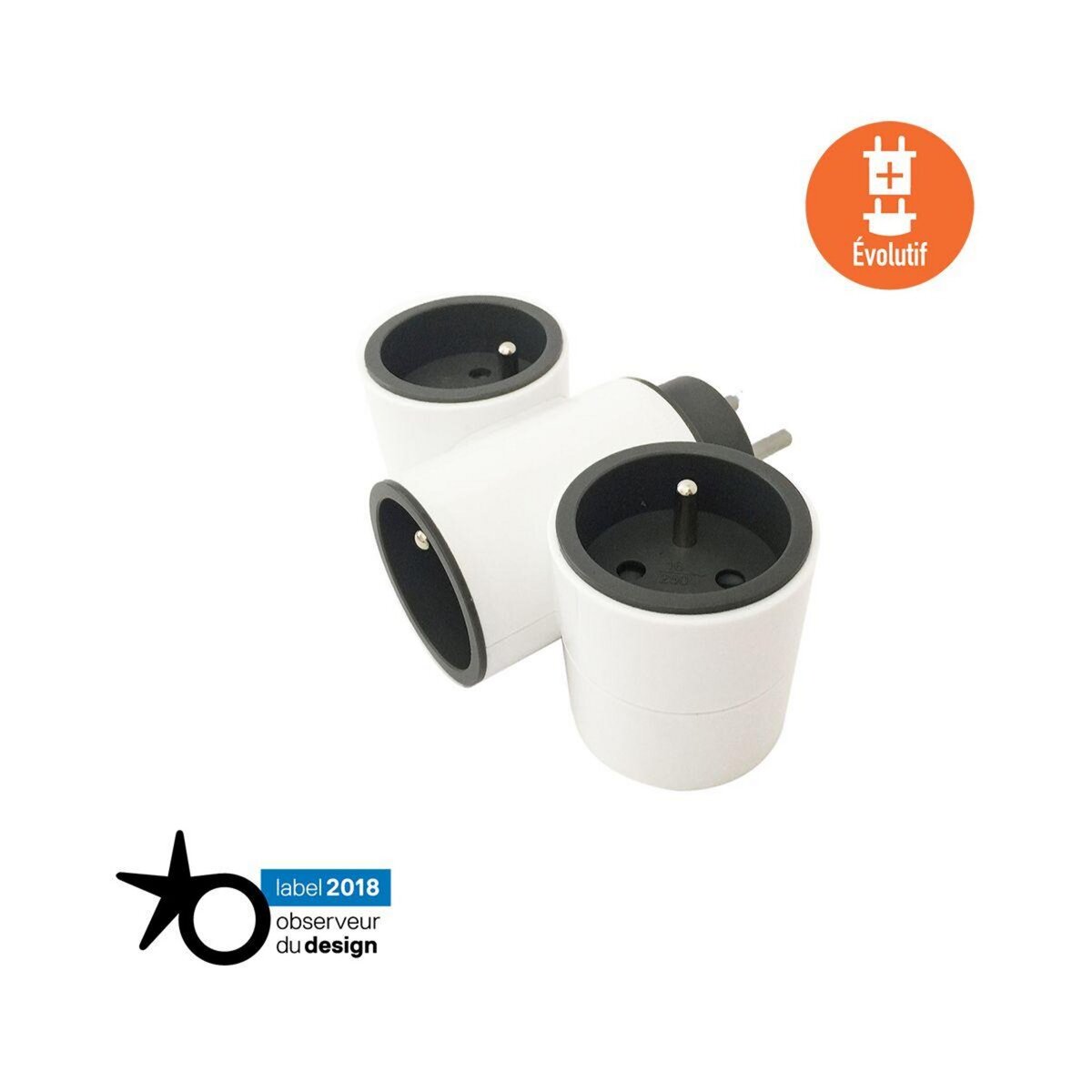 WATT AND CO Multiprise Triplite MODULOWATT 3x16A