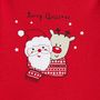 Voir la diapositive 2 : INEXTENSO Ensemble de noël body manches longues + legging bébé