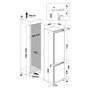 Voir la diapositive 4 : Whirlpool Réfrigérateur combiné encastrable WHC20T152 Supreme Silence 193cm