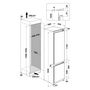 Voir la diapositive 4 : Whirlpool Réfrigérateur combiné encastrable WHC20T152 Supreme Silence 193cm