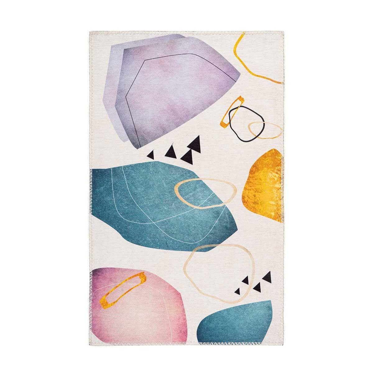 Paris Prix Tapis Tissé à Poils Plats  Picassa II  Multicolore
