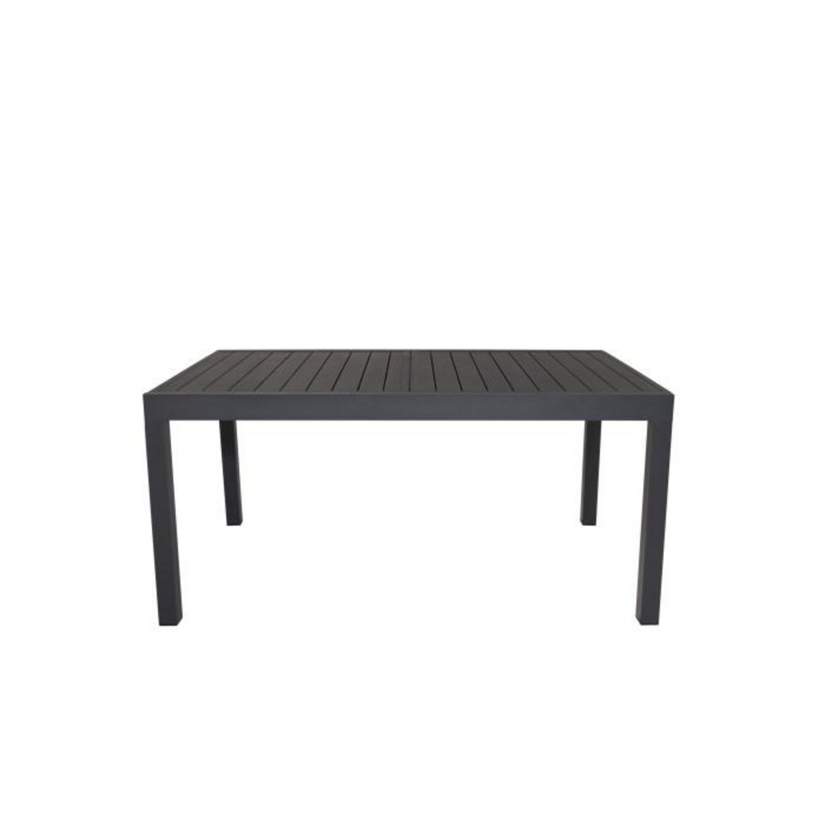 Paris Prix Table de Jardin Extensible  Marbella  160-240cm Noir