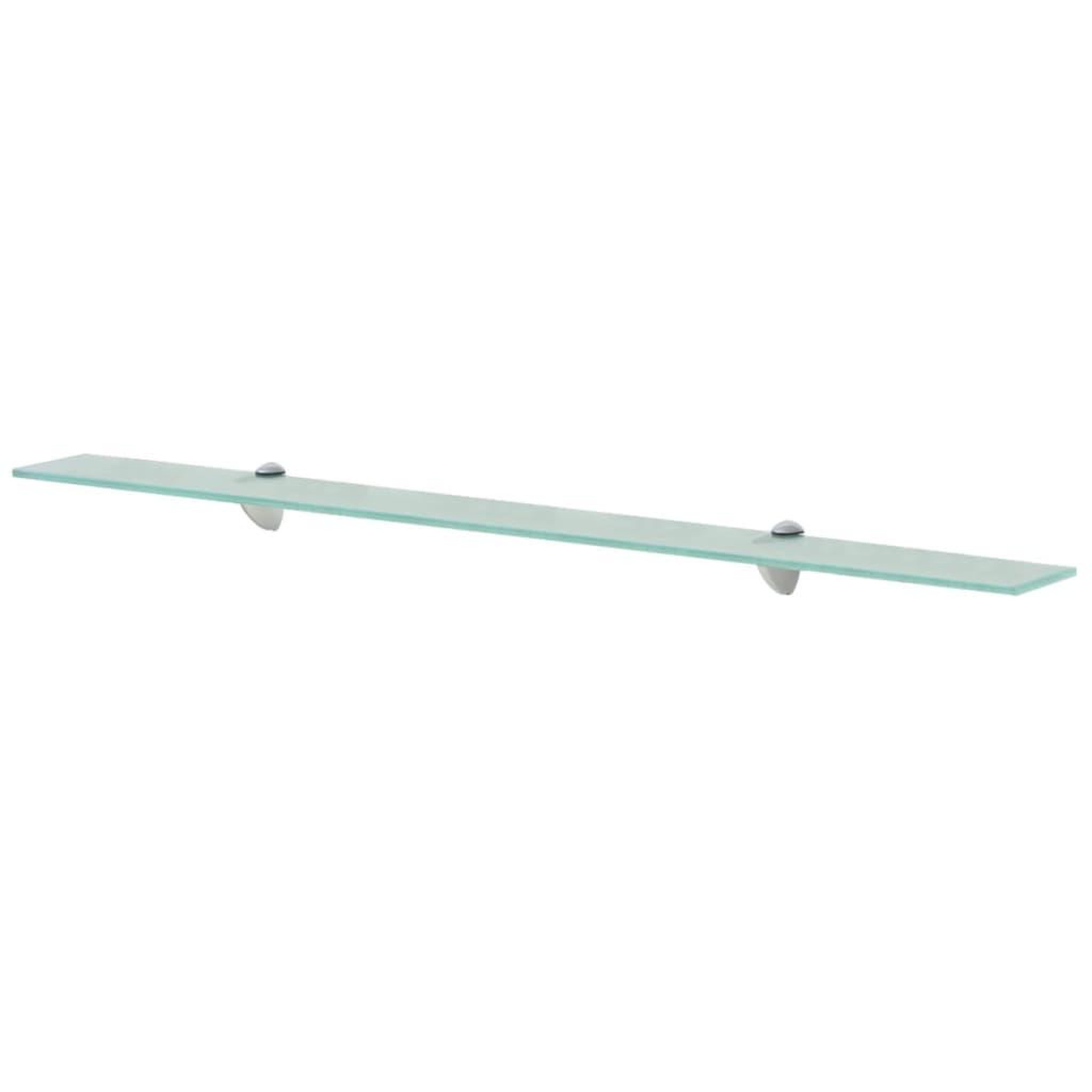 Voir la diapositive 2 : VIDAXL Etageres murales 2 pcs verre 100 x 20 cm 8 mm