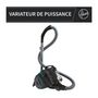 Voir la diapositive 6 : Candy Aspirateur Traineau Sans Sac - CANDY CAF34HM - 800 W - Cassette 2,5 L - 79 dBA - Filtre HEPA 13 lavable