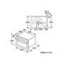 Voir la diapositive 3 : BOSCH Micro-ondes gril encastrable 44l 900w inox - cma583ms0