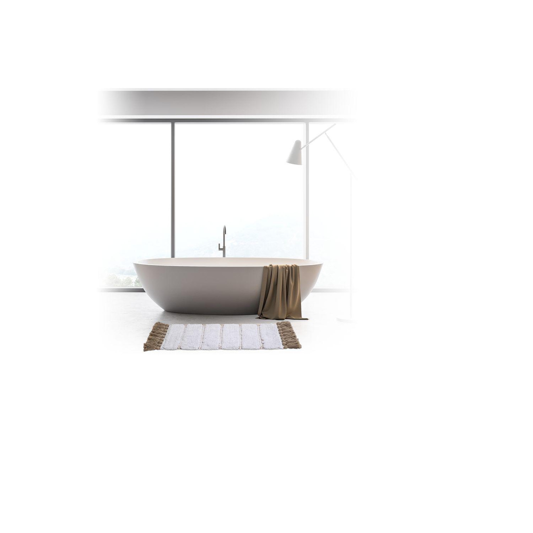 Voir la diapositive 4 : FIVE Tapis à pompons pour salle de bain