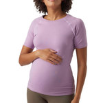 MAMALICIOUS T Shirt Mauve Femme Mamalicious Nala. Coloris disponibles : Violet