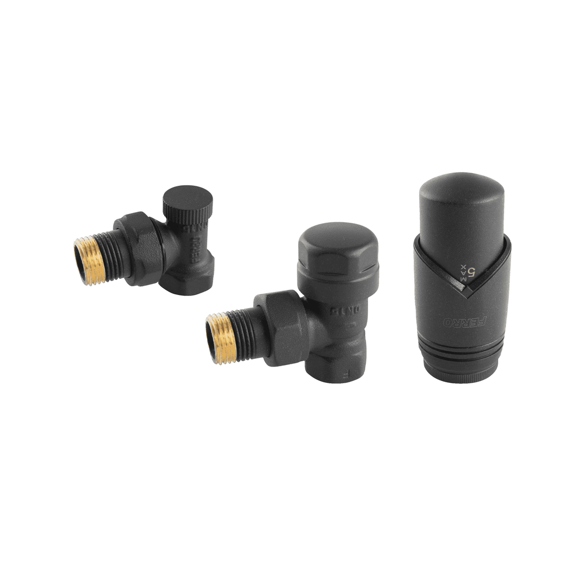 No name Kit de régulation thermostatique No Name  kit de régulation thermostatique couleur anthracite