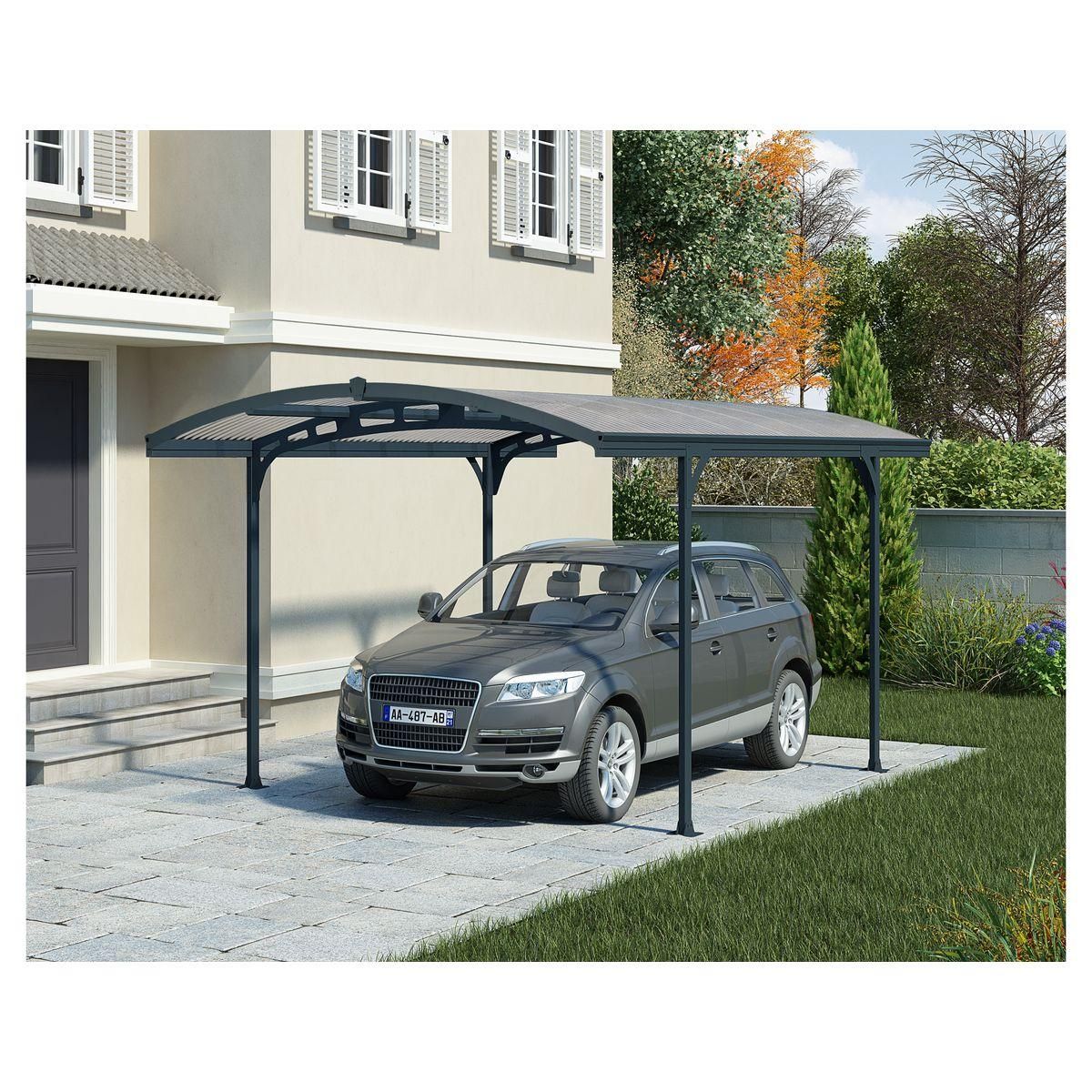 Canopia by PALRAM Carport Aluminium - Anthracite - 13,4m² - ATLAS 5000