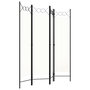 Voir la diapositive 2 : VIDAXL Cloison de separation 4 panneaux blanc 160x180 cm