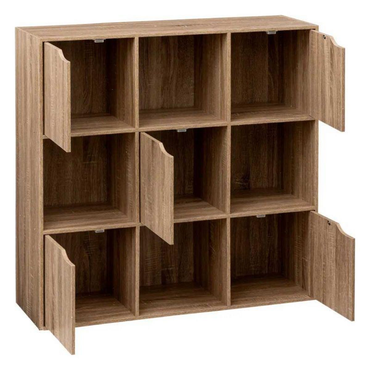  Étagère 9 Cases  Mix Modul  100cm Naturel