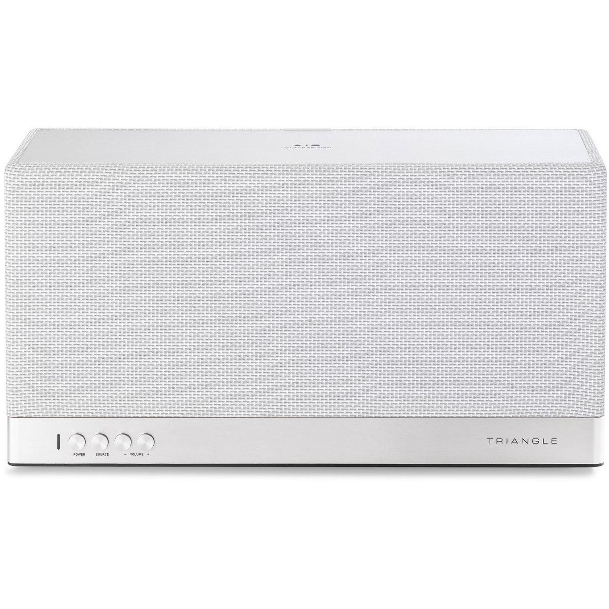 Voir la diapositive 2 : Triangle Enceinte résidentielle AIO 3 Blanc givré