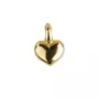 Rayher Mini - pendentifs en métal Coeur, or, 7x5mm, 6 pces