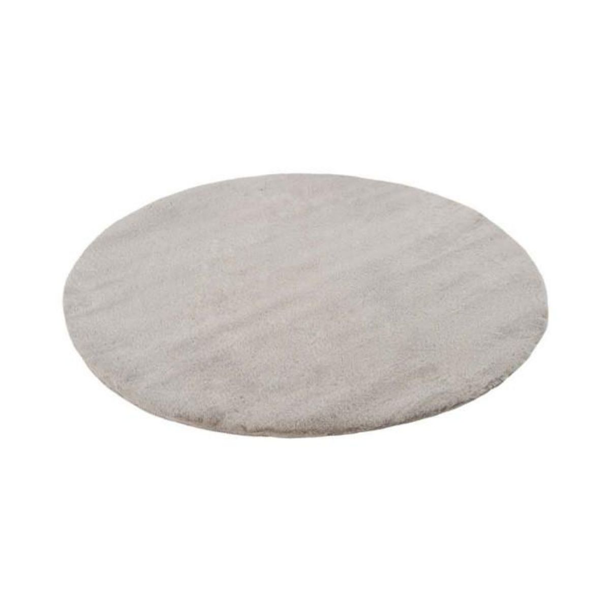 Paris Prix Tapis de Bain Fait à la Main  Rabbit  100cm Gris Clair