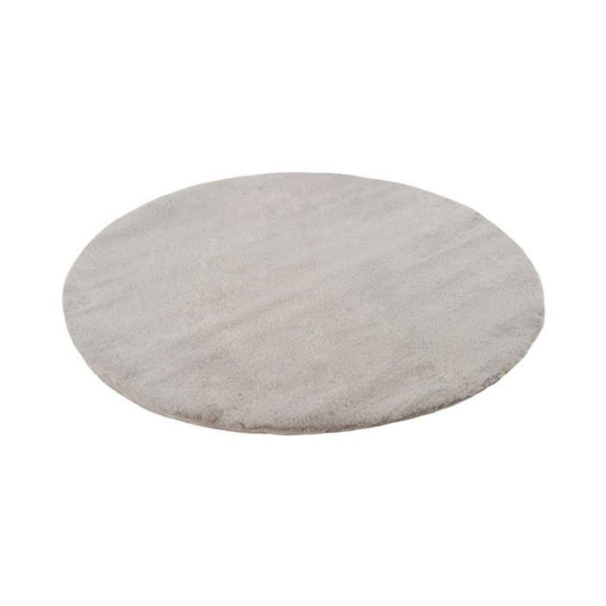 Paris Prix Tapis de Bain Fait à la Main  Rabbit  100cm Gris Clair