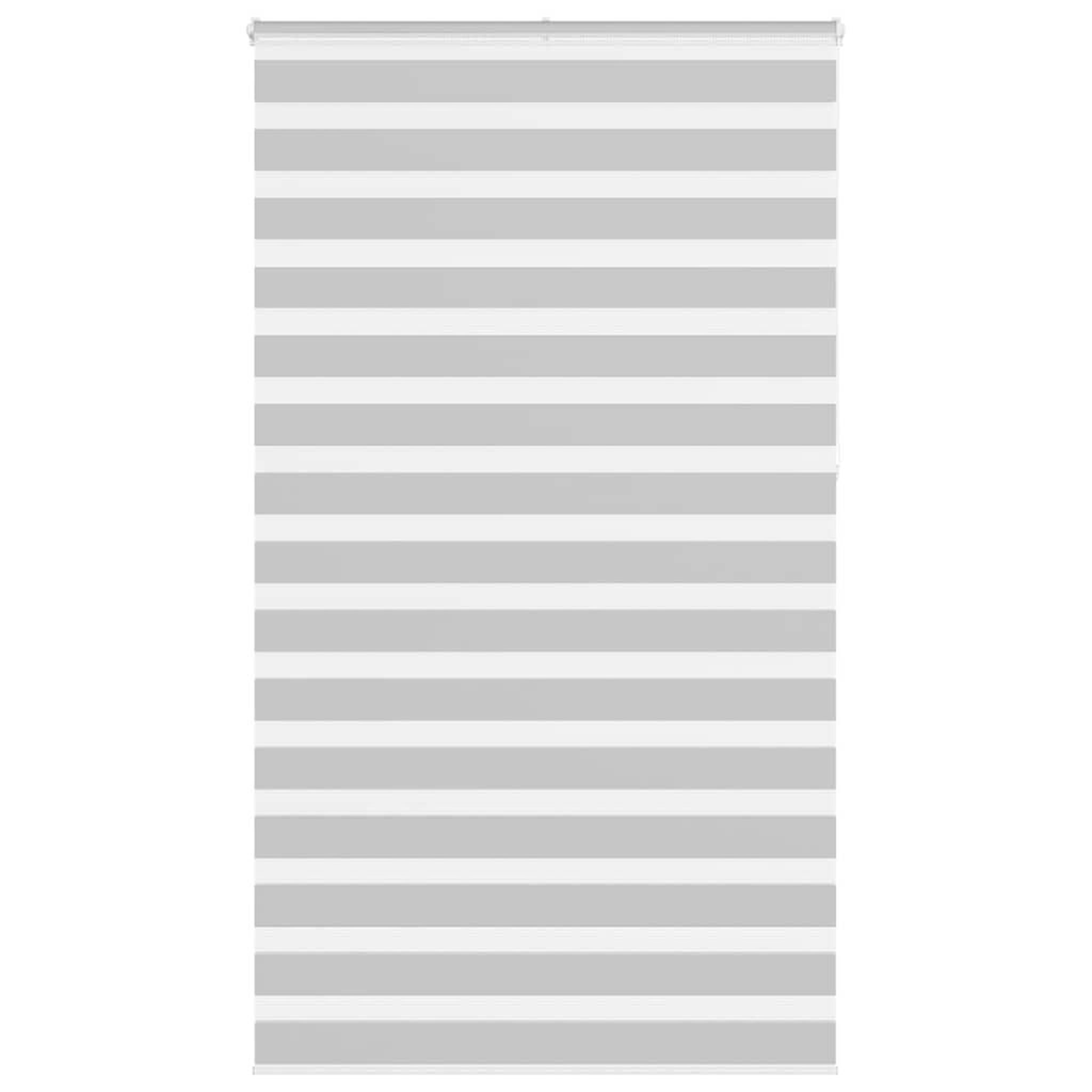 VIDAXL Store zebre gris clair largeur du tissu 115,9 cm polyester