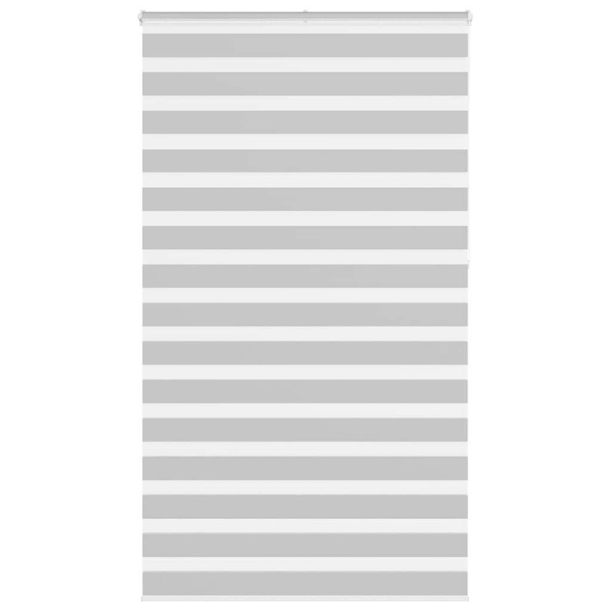 VIDAXL Store zebre gris clair largeur du tissu 115,9 cm polyester