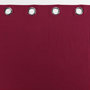 Voir la diapositive 3 : Paris Prix Rideau à Oeillets  Panama  140x240cm Bordeaux