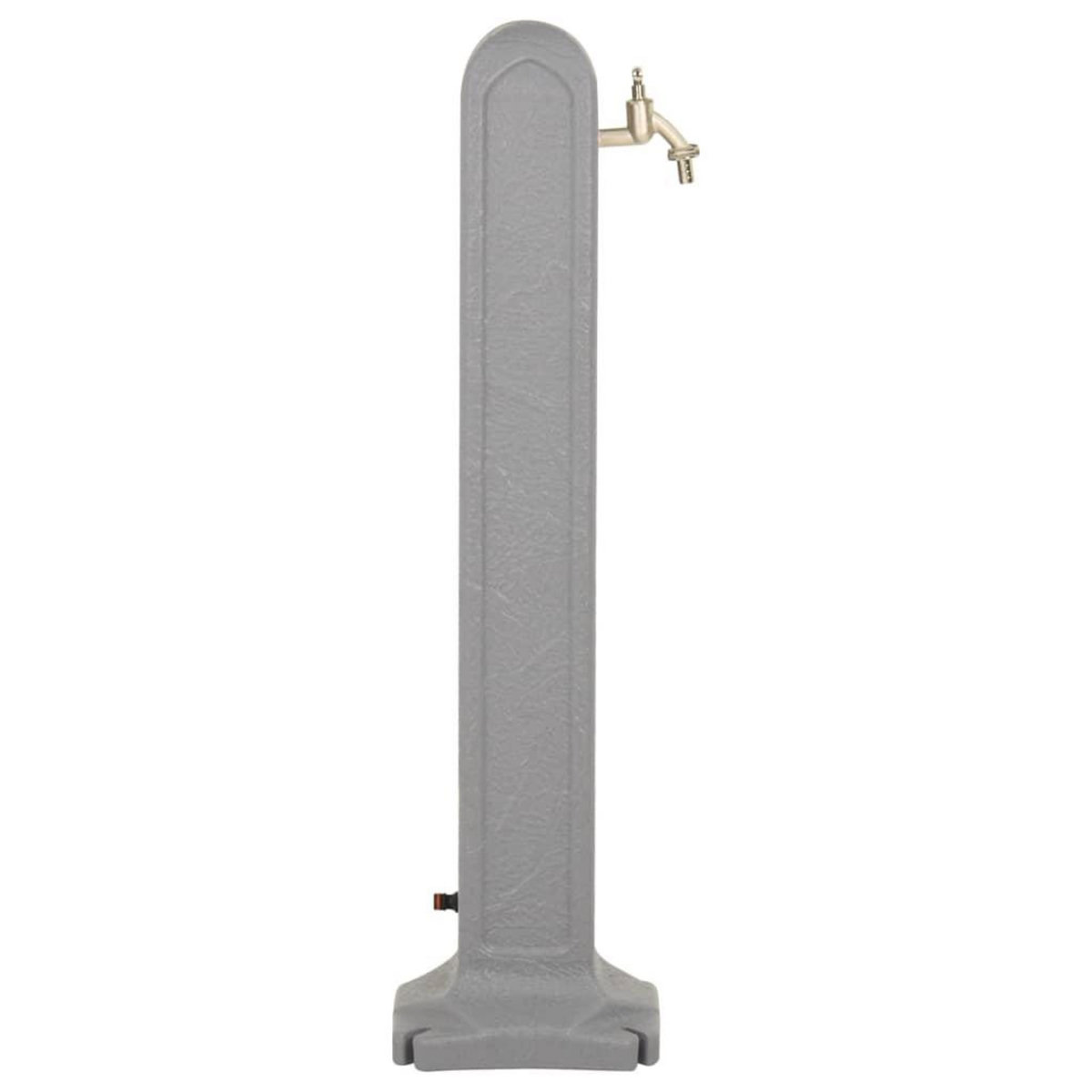 VIDAXL Reservoir de jardin avec robinet Gris clair Aspect de pierre