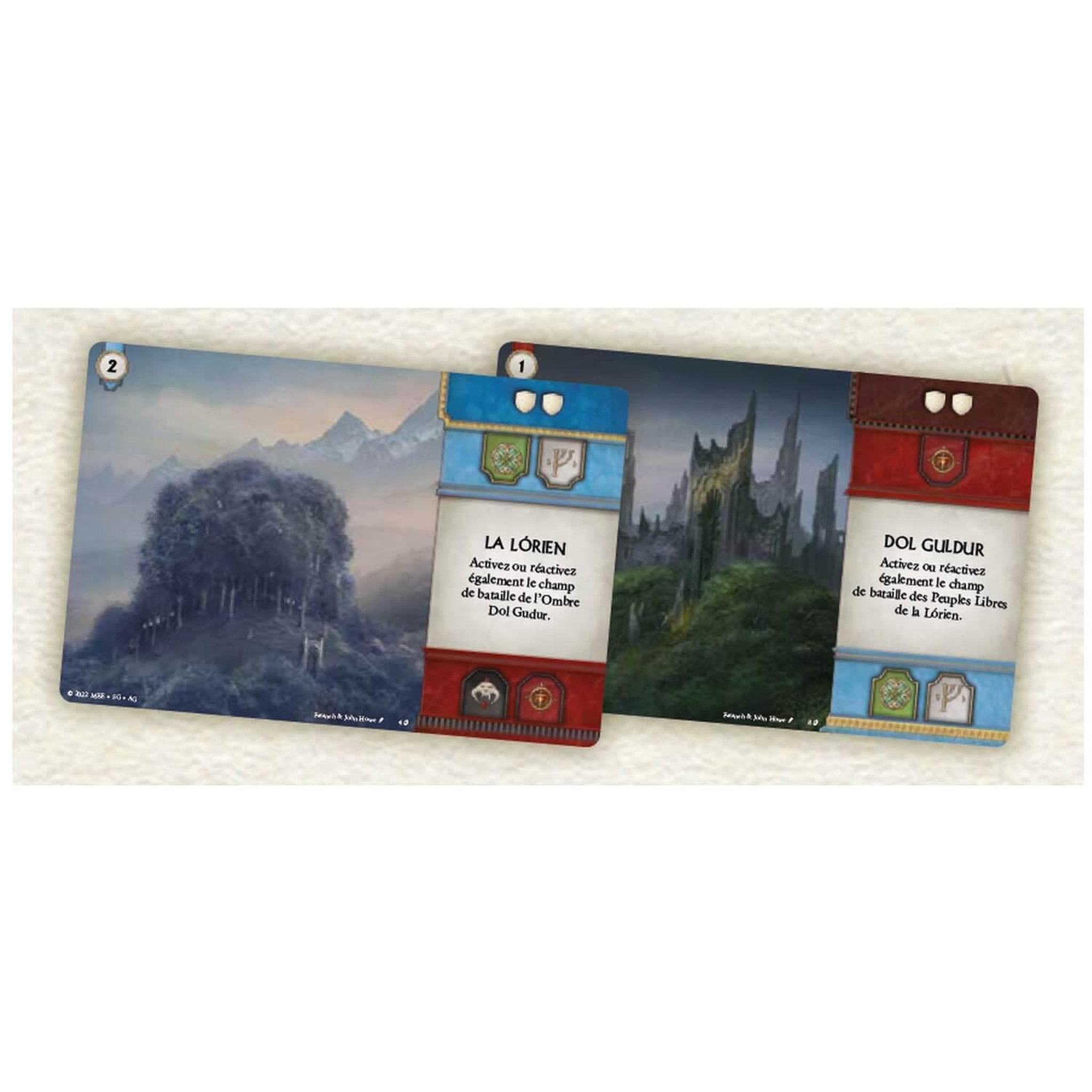 Voir la diapositive 5 : Blackrock Editions Le jeu de cartes : la guerre de l'anneau