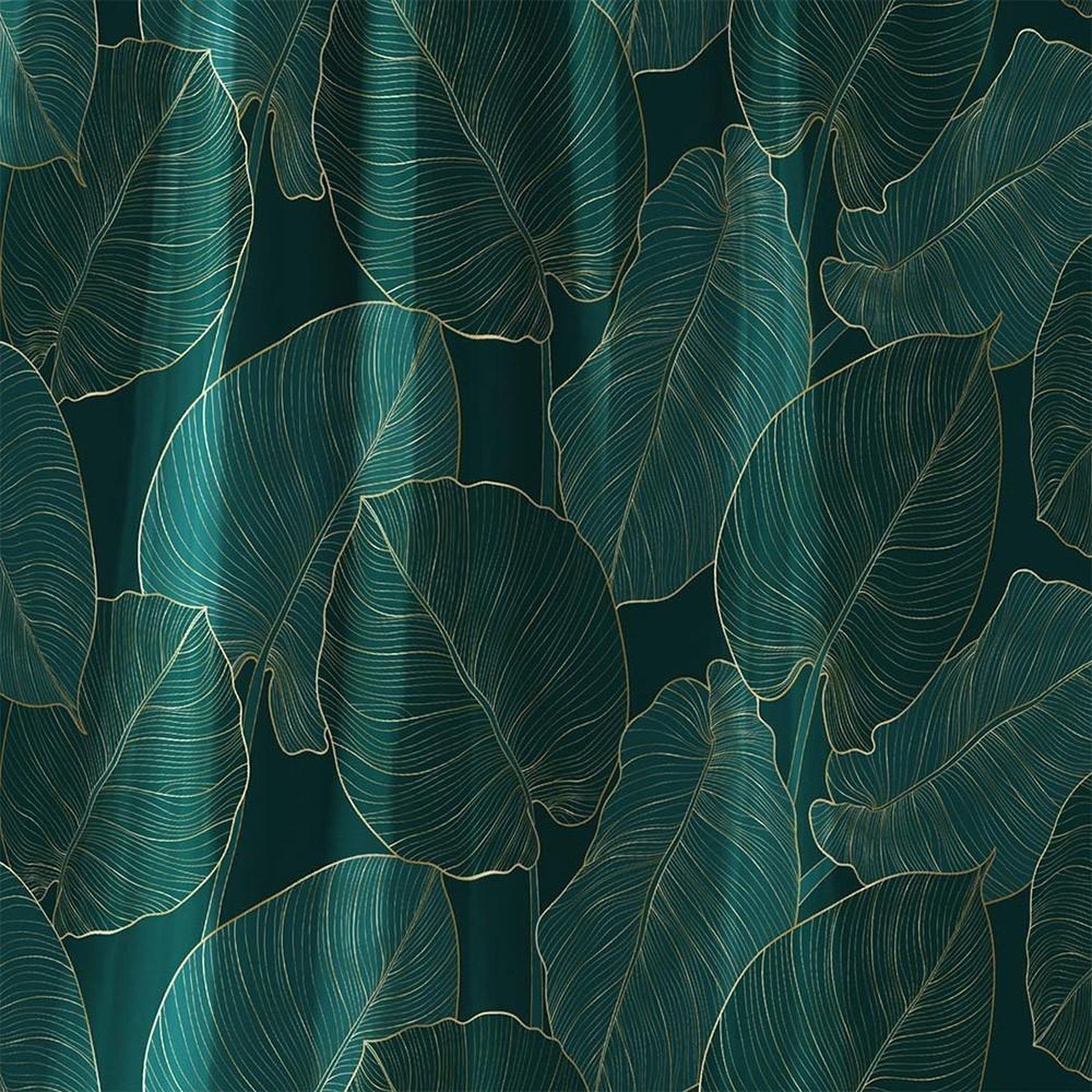 Voir la diapositive 3 : Douceur d'Intérieur Rideau de douche polyester 180x200 Jade