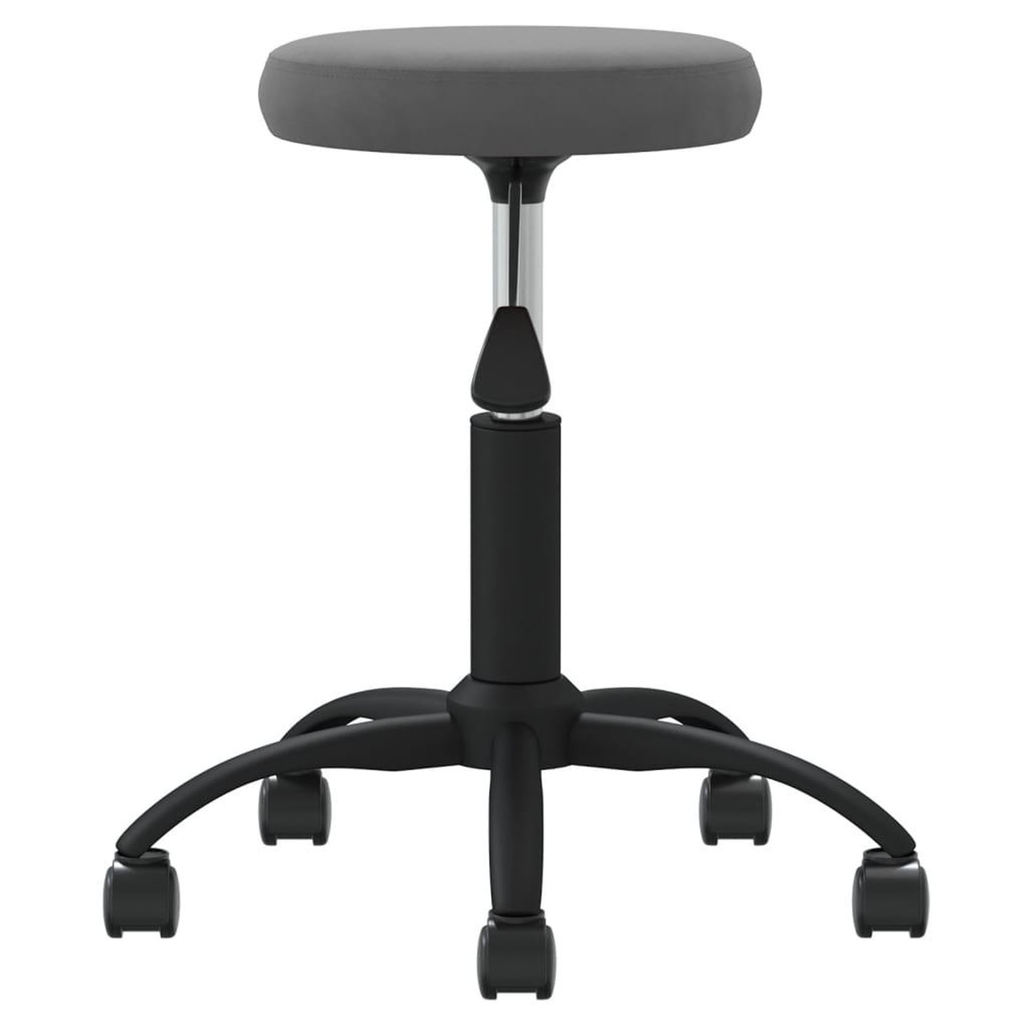 Voir la diapositive 4 : VIDAXL Chaise pivotante de bureau Gris fonce Velours