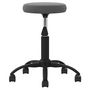 Voir la diapositive 4 : VIDAXL Chaise pivotante de bureau Gris fonce Velours