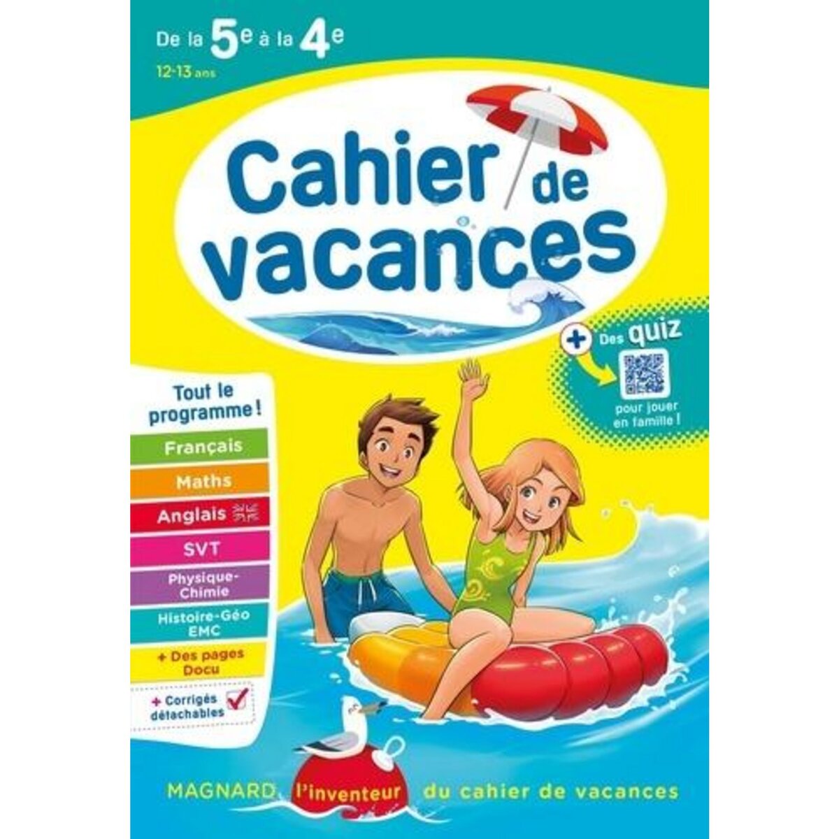 CAHIER DE VACANCES DE LA 5E A LA 4E. EDITION 2023, Mokrani Laurence