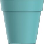 GARDENSTAR Pot en plastique ICFAL - Bleu Orage - 35cm