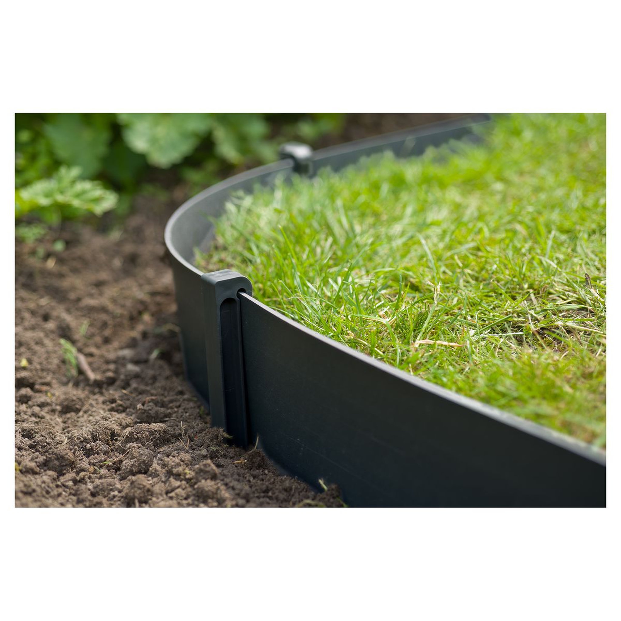 Voir la diapositive 3 : Nature Ancres pour bordure de jardin - PP, noir x10